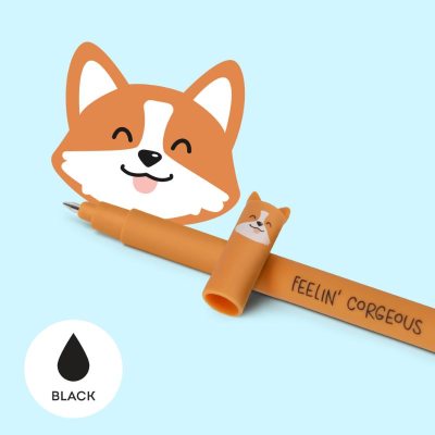 ERASABLE PEN - CORGI - BLACK INK