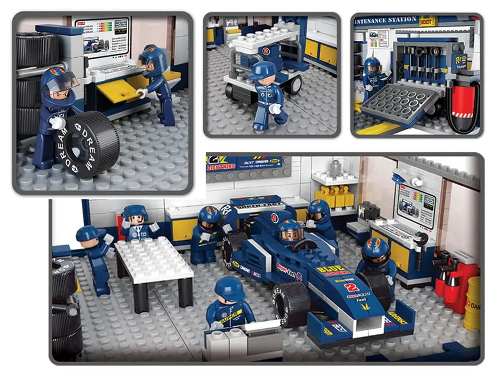 RACING TEAM PIT STOP GARAGE