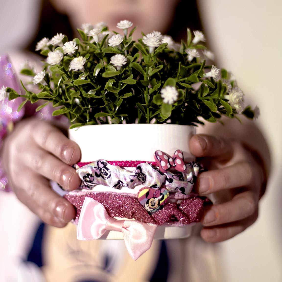 HAIR ACCESSORIES ELASTIC 6 PIECES MINNIE