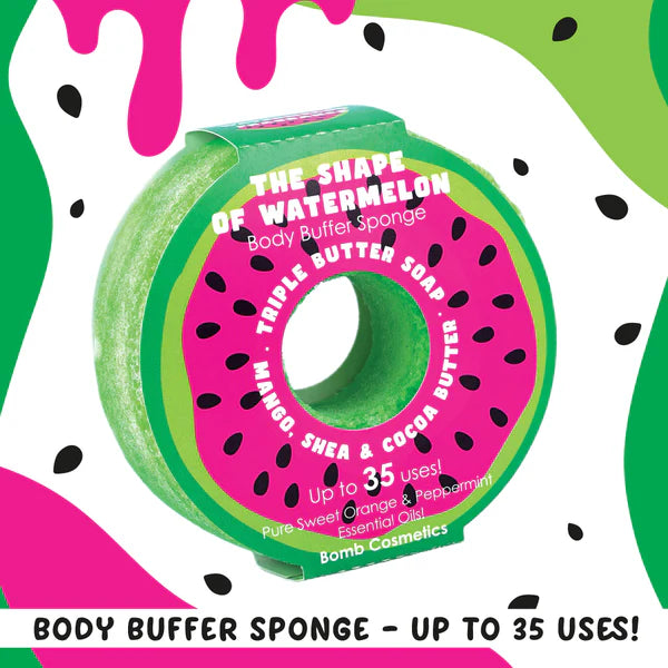 Watermelon Donut Body Buffer Sponge