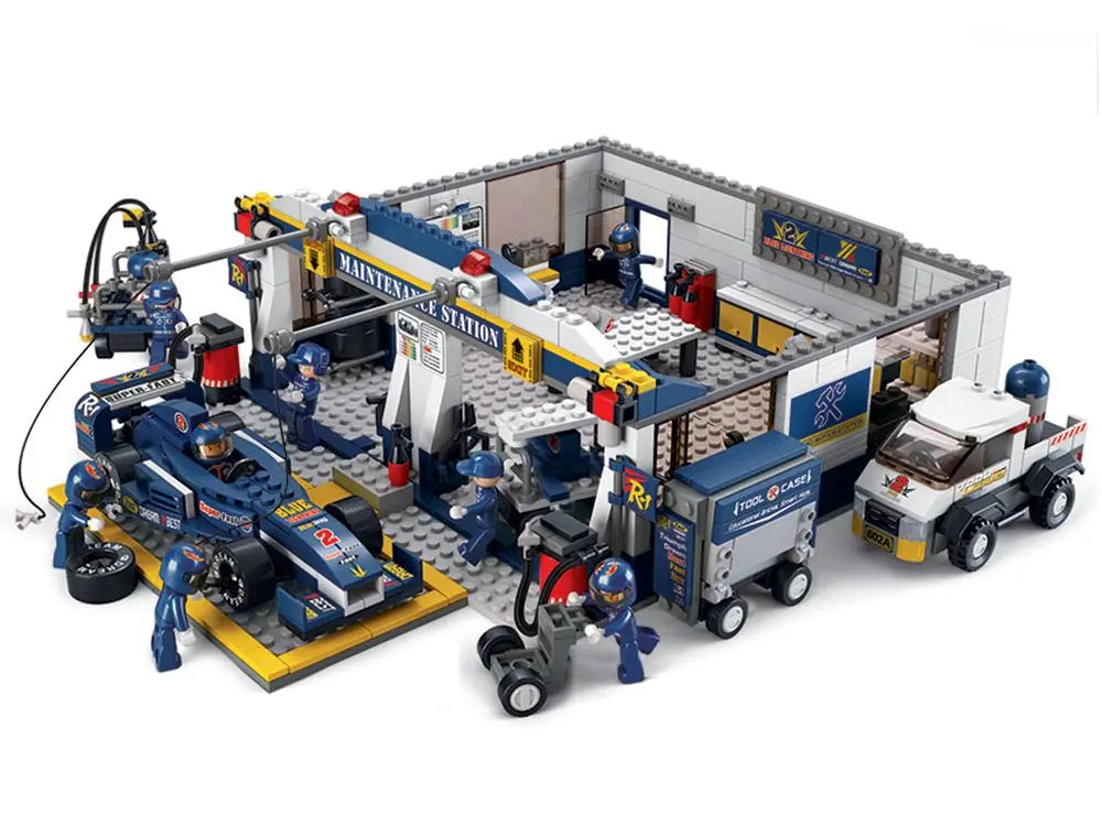 RACING TEAM PIT STOP GARAGE