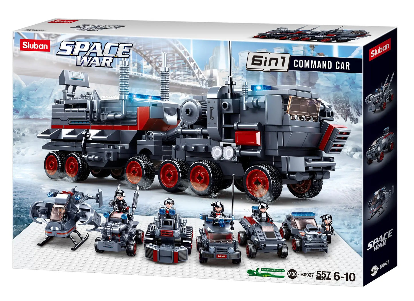SPACE WAR - COMMAND VEHICLE 6 INTO 1 557