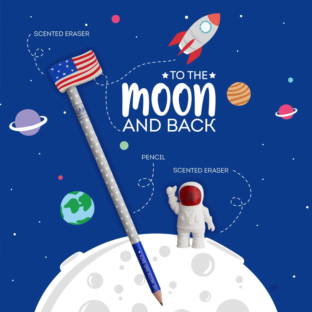 TO THE MOON AND BACK - STATIONERY SET