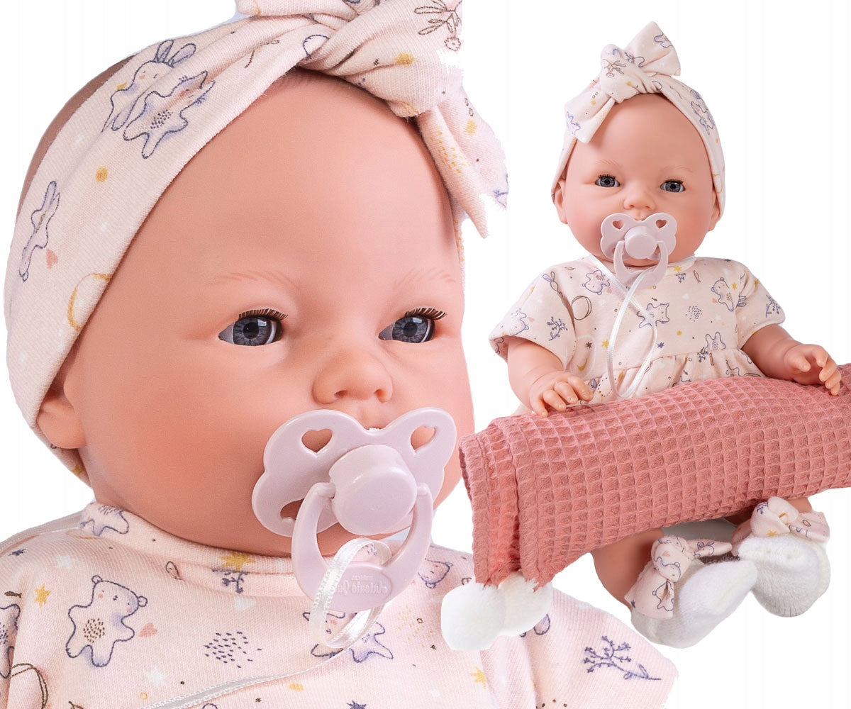 Antonio Juan doll - Bimba lagrimitas with spring blanket