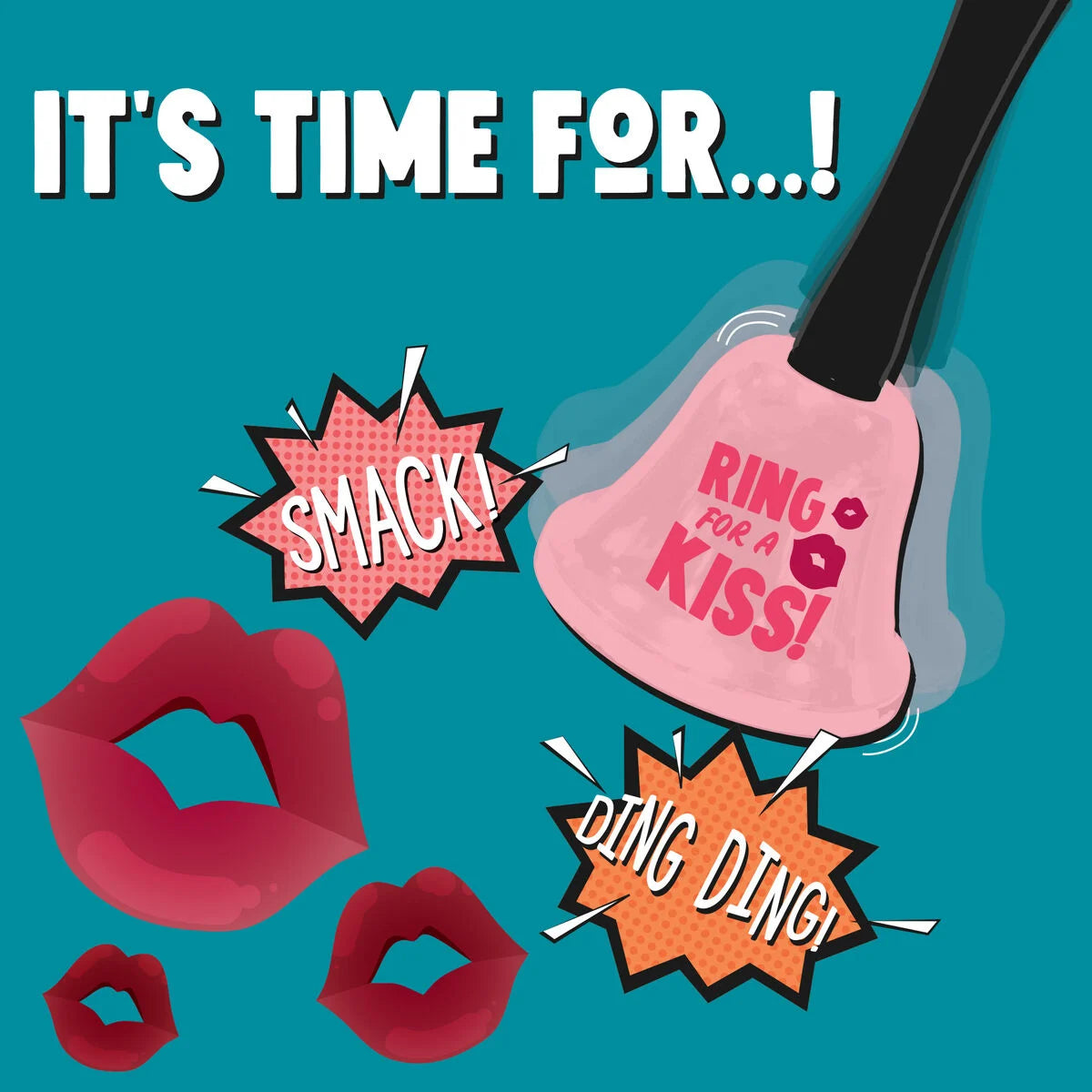 Hand Bell Ring For a Kiss