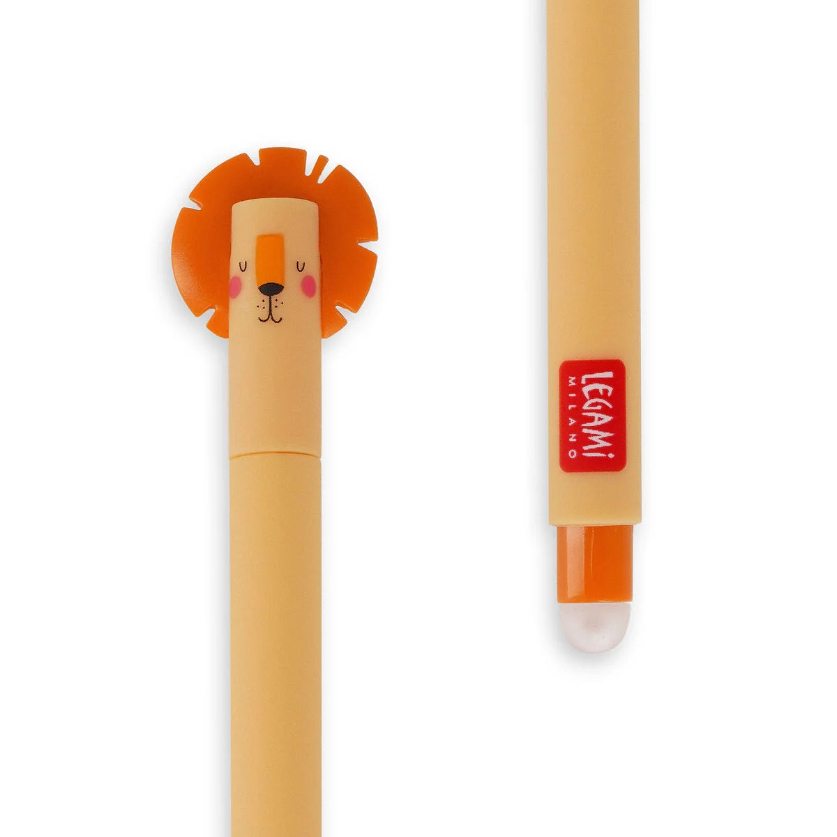 ERASABLE PEN - LION - ORANGE INK