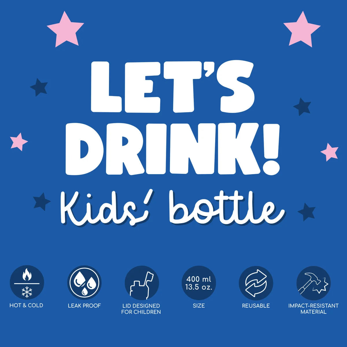 KIDS BOTTLE - LETS DRINK! - UNICORN