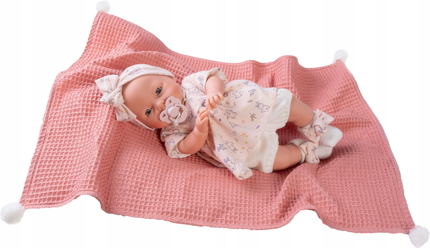 Antonio Juan doll - Bimba lagrimitas with spring blanket