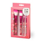 OH MY GLOW! - SET OF 4 MAKEUP BRUSHES -