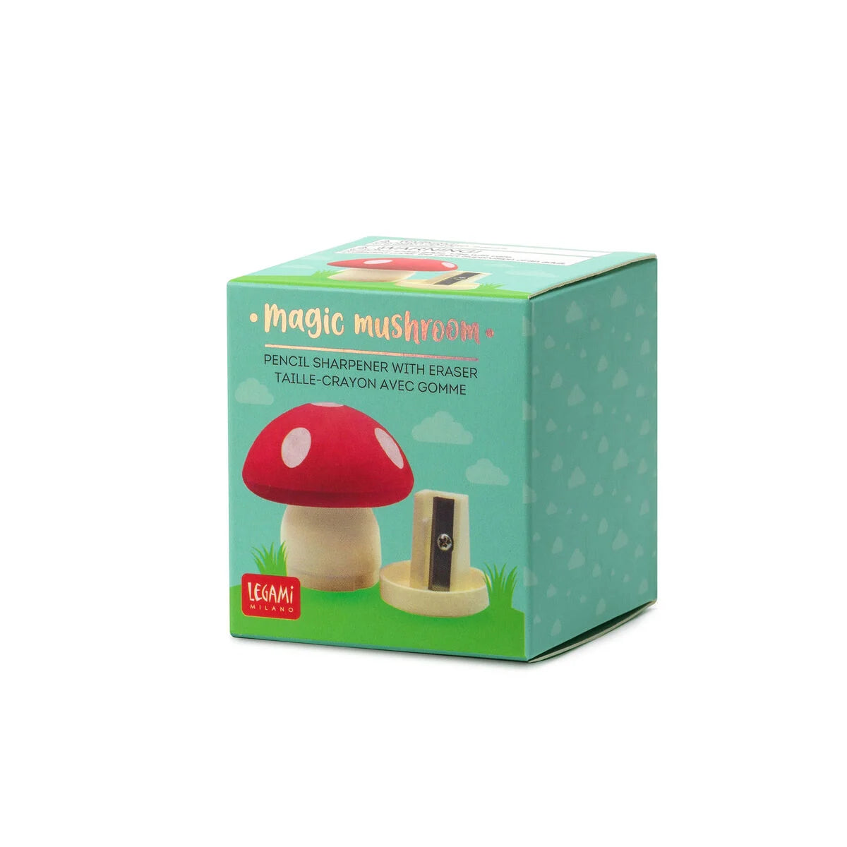 Magic Mushroom Eraser With Sharpener