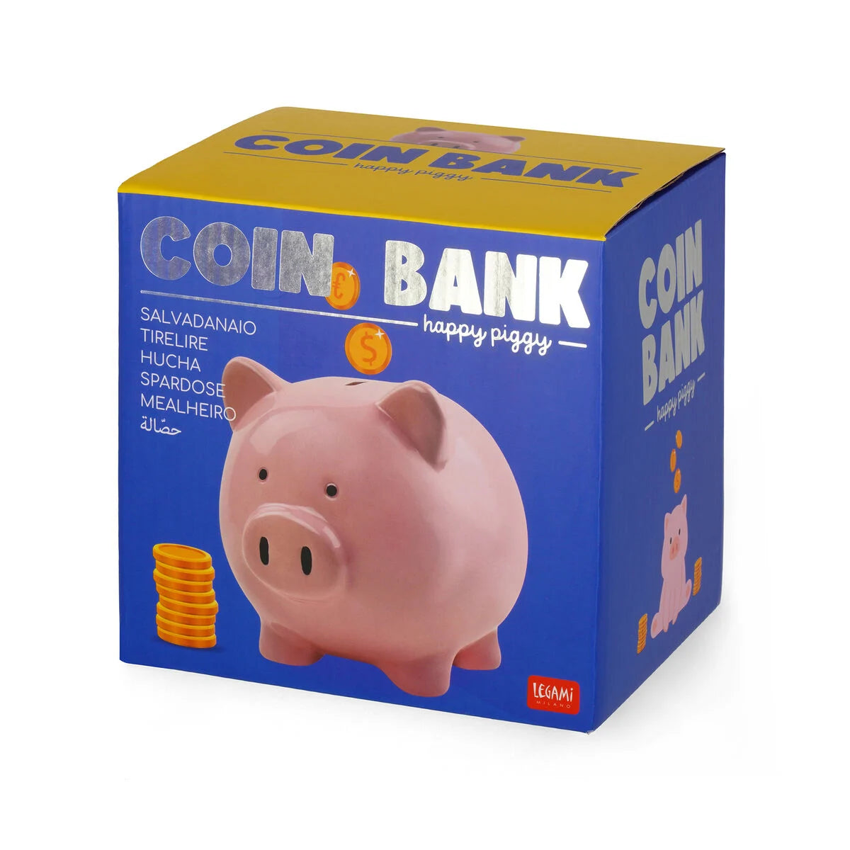 Legami Coin Bank Happy Piggy