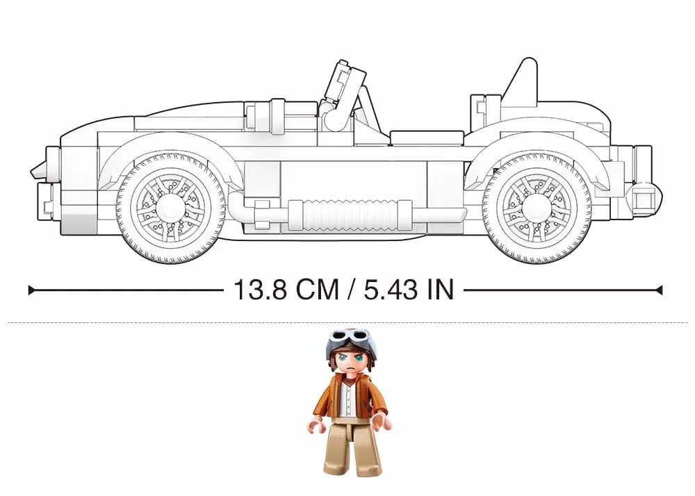 MODEL BRICKS-COBRA GT40 CAR(169pcs)