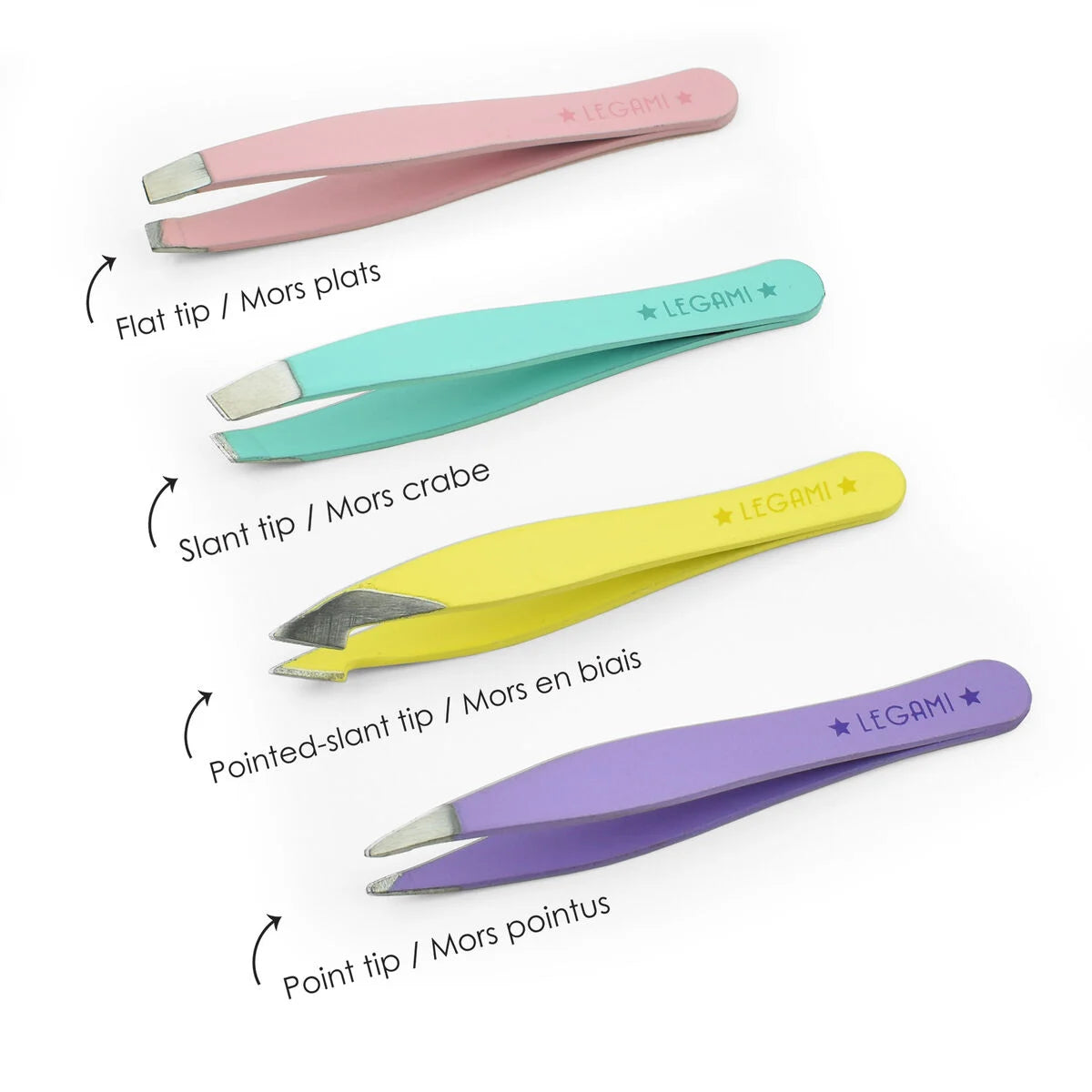 BYE BYE FRIDA - SET OF 4 MINI TWEEZERS