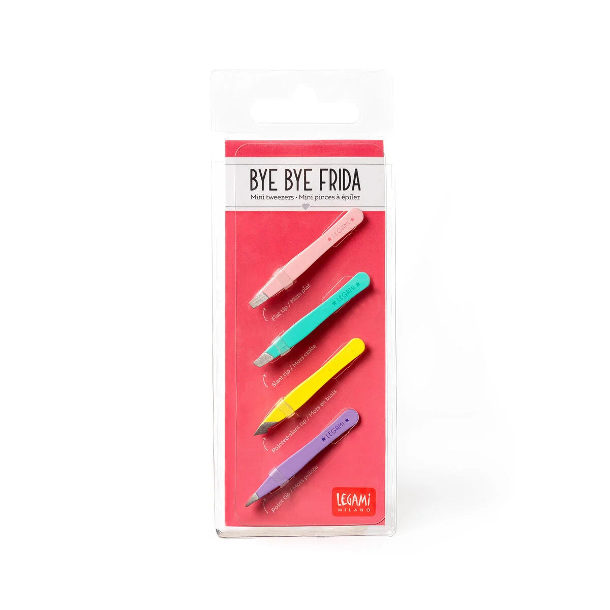 BYE BYE FRIDA - SET OF 4 MINI TWEEZERS