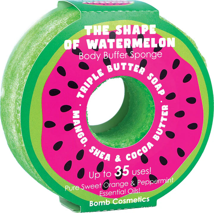 Watermelon Donut Body Buffer Sponge