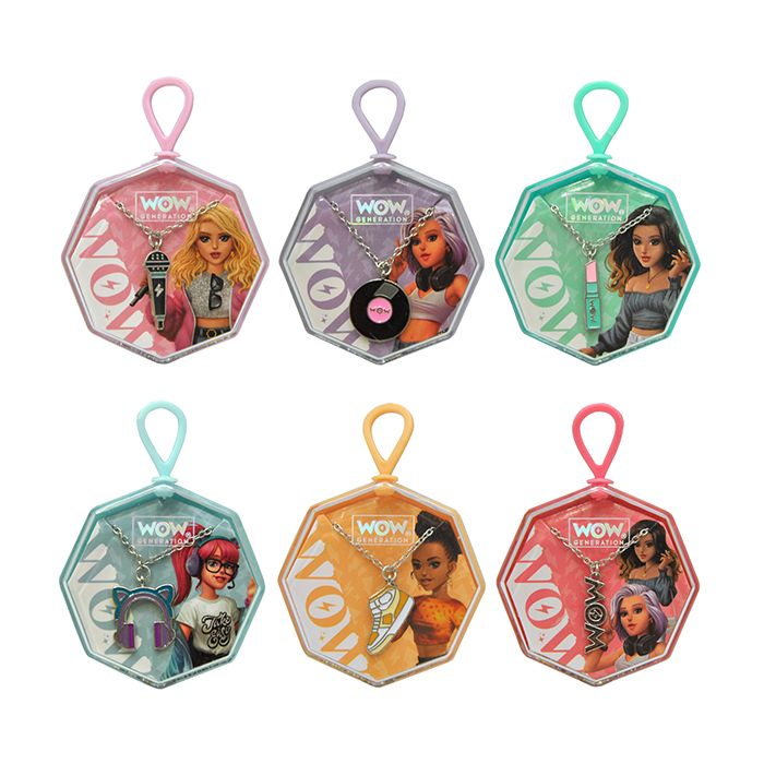 6 CHARMS NECKLACES WOW GENERATION