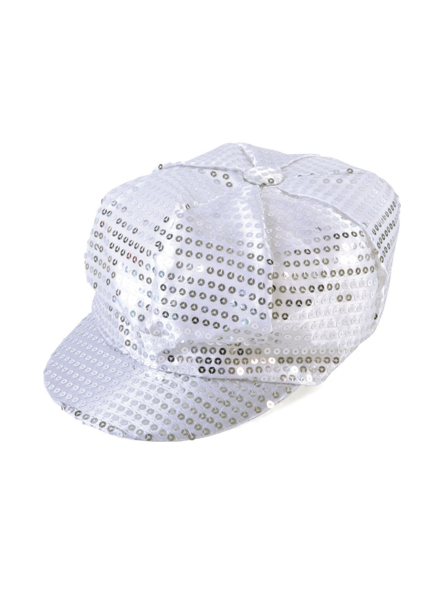 Sequin Cap 70’S Style Silver