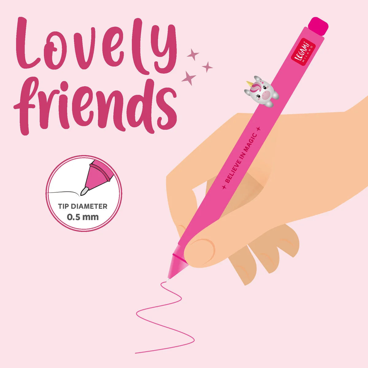 Unicorn Lovely Friends Gel Pen