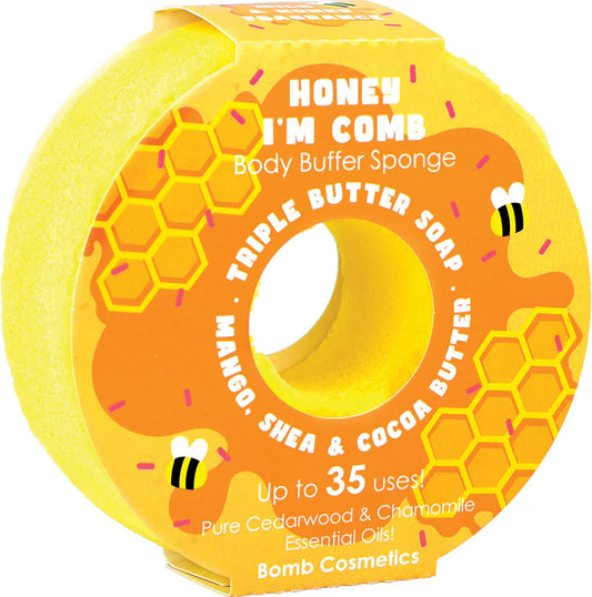 Honey Im Comb Body Buffer Sponge